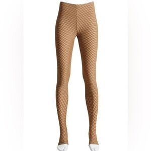 H&M X Maison Martin Margiela Fishnet Print Nude Leggings
